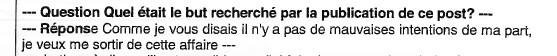 L'intention de se protéger